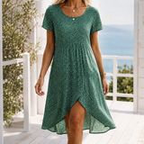 Aimee-Jane Boho Dress - Green