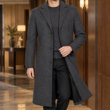 Austin Tailored Overcoat - Dark Gray
