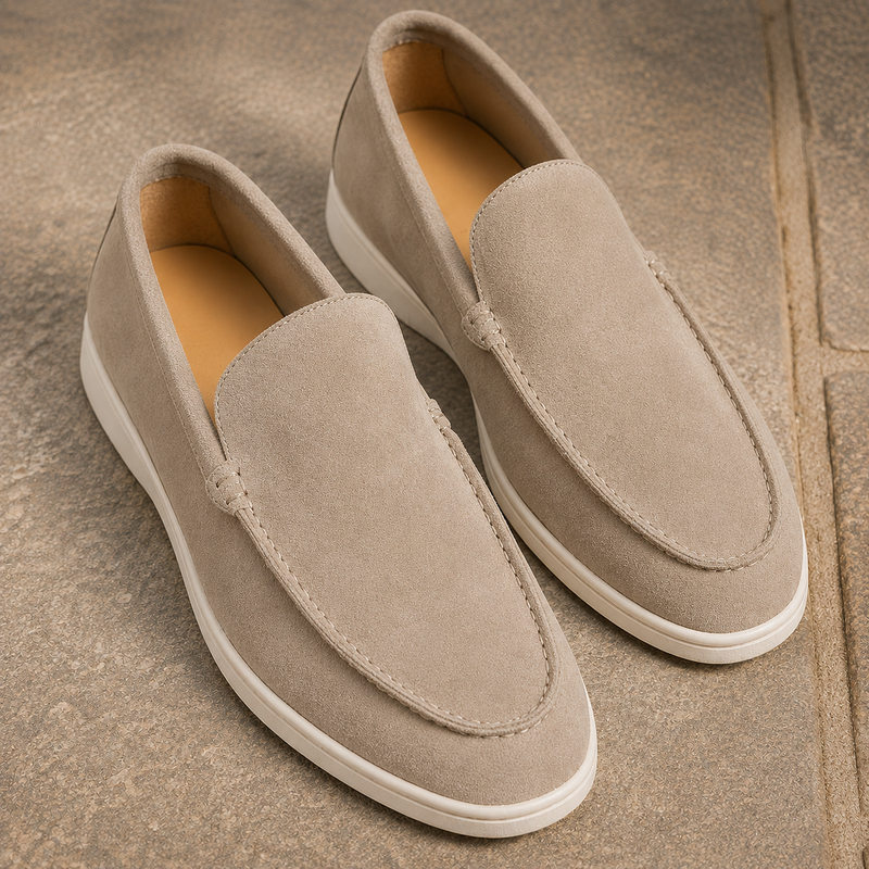 Vercelli Slip-On Loafers - Beige