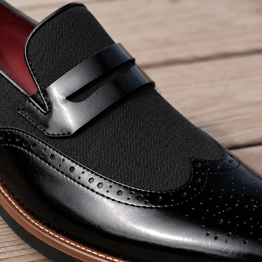 Parma Leather Loafers - Lead Product Detail