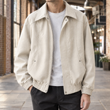 Austin Leather-Look Jacket - Cream