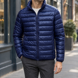 Oliver Quilted Jacket - Navy Blue