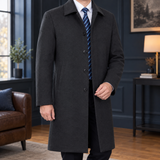 Hudson Wool Coat - Dark Gray
