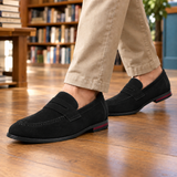 Gargano Penny Loafers - Black