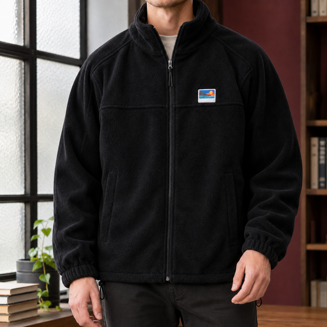 Florian Fleece Jacket - Black