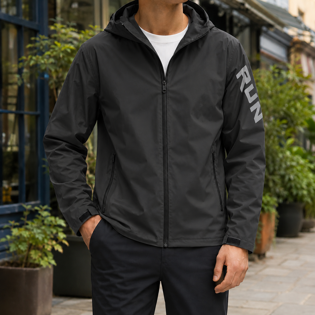 Mason Hooded Jacket - Black