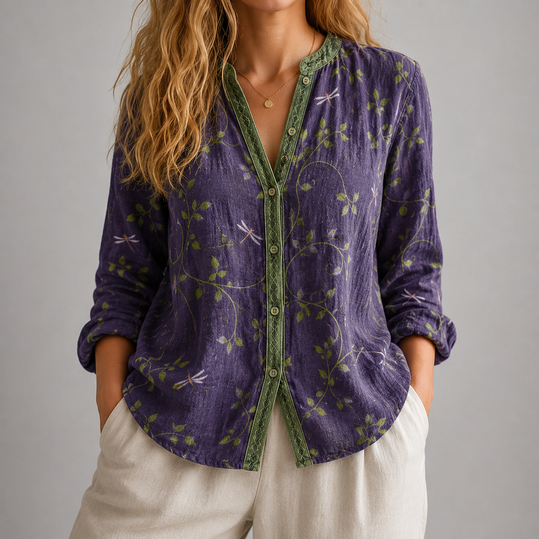 Willa Botanical Blouse - Lead Product Detail
