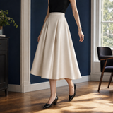 Octavia Pleated Skirt - Beige