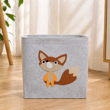 Carter Felt Storage Basket - Fox