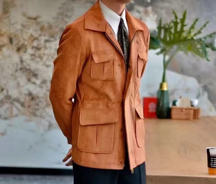 Whitburn Belted Jacket - Rust
