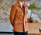 Whitburn Belted Jacket - Rust