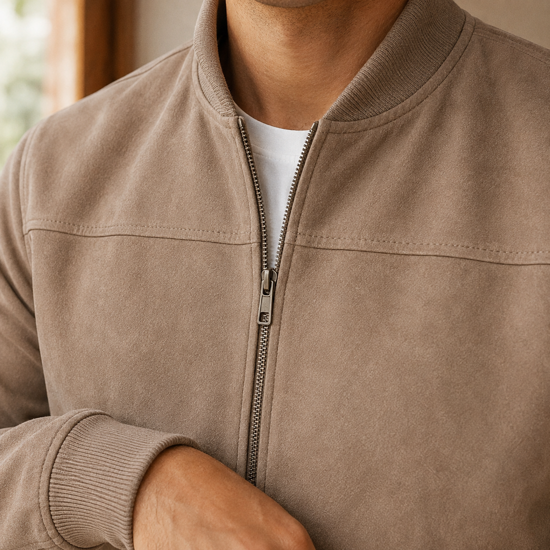 Magnus Bomber Jacket - Lead Product Detail