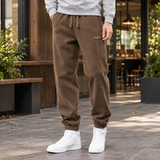 Romano Relaxed Jogger Pants - Brown