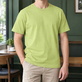 Fintan Crewneck T-Shirt - Avocado Green