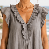 Carmen-Eve Ruffle Maxi Dress - Lead Product Detail