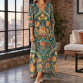 Teal Floral