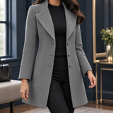 Pascaline-Rose Tailored Coat - Gray