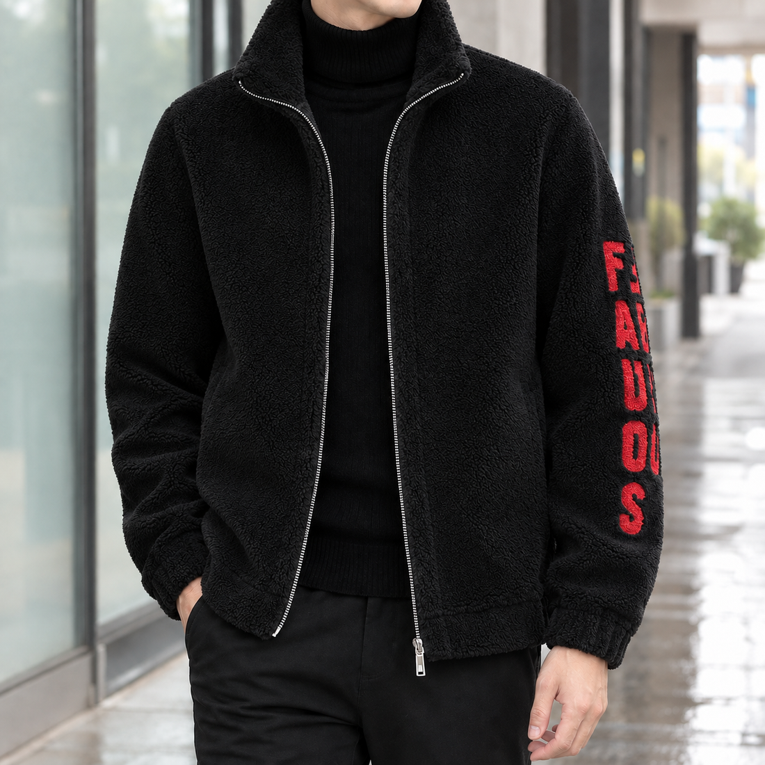 Blake Cashmere Jacket - Black