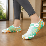 Novara Five-Toe Water Shoes - Green Orange