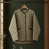 Magdalena-Belle Quilted Jacket - Swamp Green
