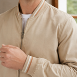 Rufus Lightweight Bomber Jacket - Lead Product Detail