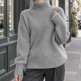 Sylvaine-Eve Turtleneck Sweater - Gray