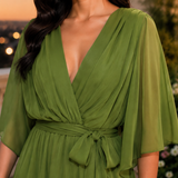 Fenella-Rae Wrap Maxi Dress - Lead Product Detail
