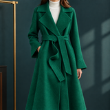 Giulia-Jane Wool Coat - Green