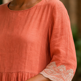 Madeleine Embroidered Midi Dress - Lead Product Detail