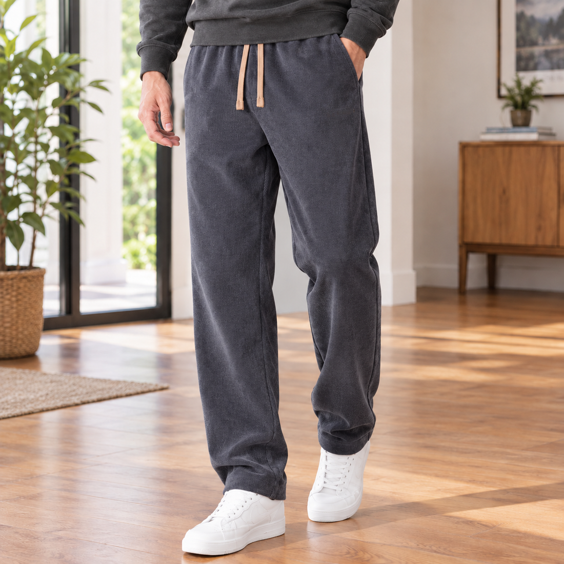 Stephen Relaxed Pants - Gray