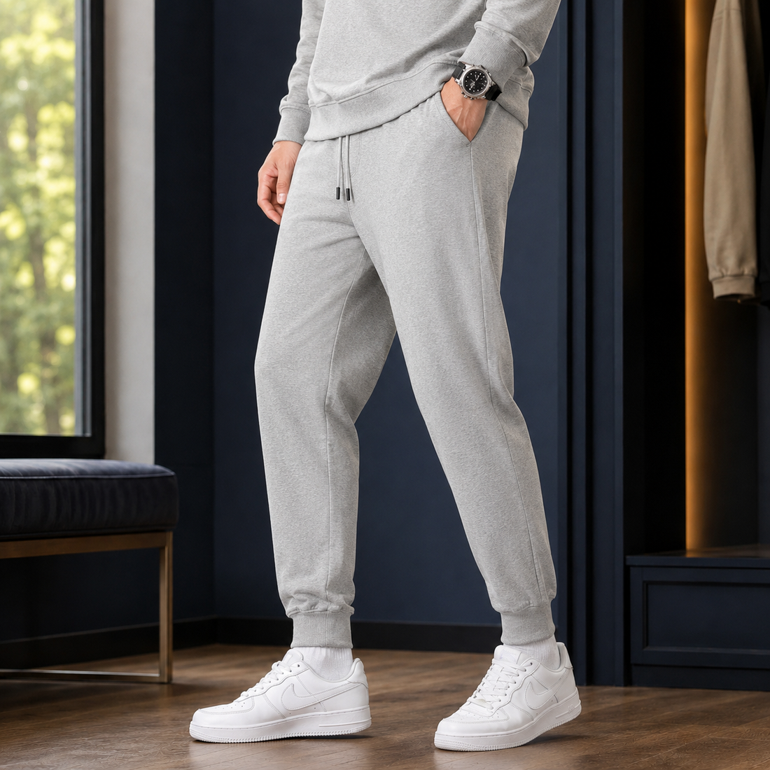 Olivier Tapered Pants - Gray