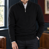 Florian Half-Zip Sweater - Black