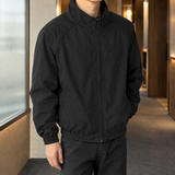 Conrad Stand Collar Jacket - Black