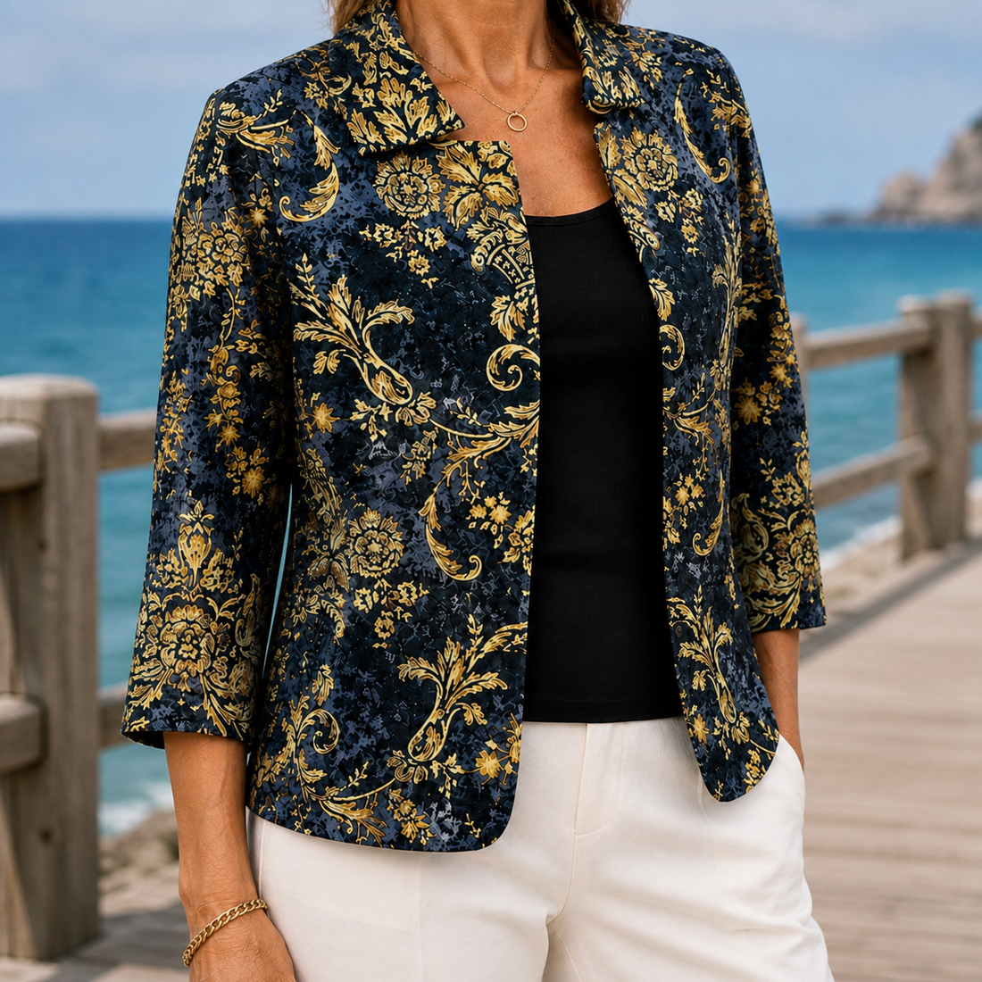 Hallie-Rose Baroque Jacket - Lead Product Detail