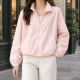 Eva-Eve Relaxed Zip Jacket - Pink