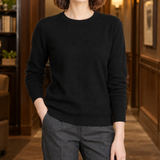 Severine Crew Neck Sweater - Black