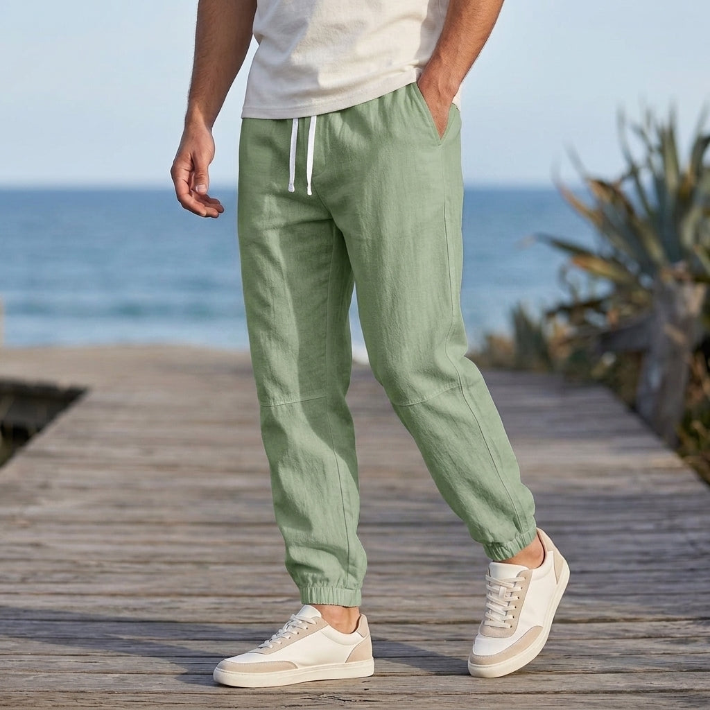 Caleb Relaxed Jogger Pants - Green