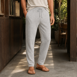 Wyatt Merino Wool Pants - Light Gray