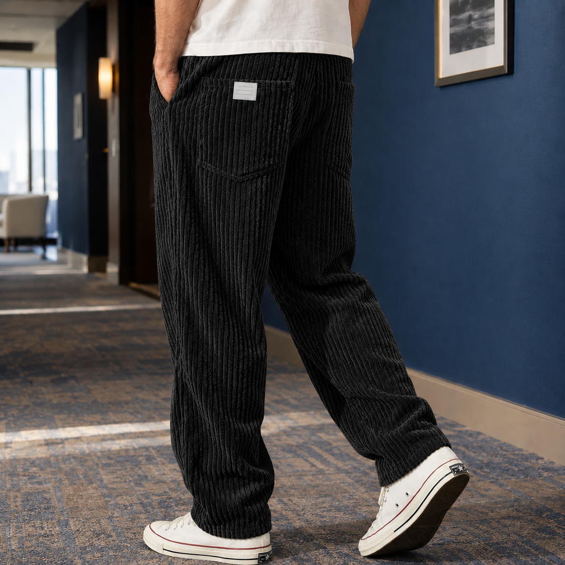 Dorian Relaxed Pants - Black