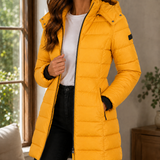 Dahlia-Claire Quilted Jacket - Yellow