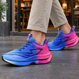 Barbaro Platform Sneakers - Blue and Pink