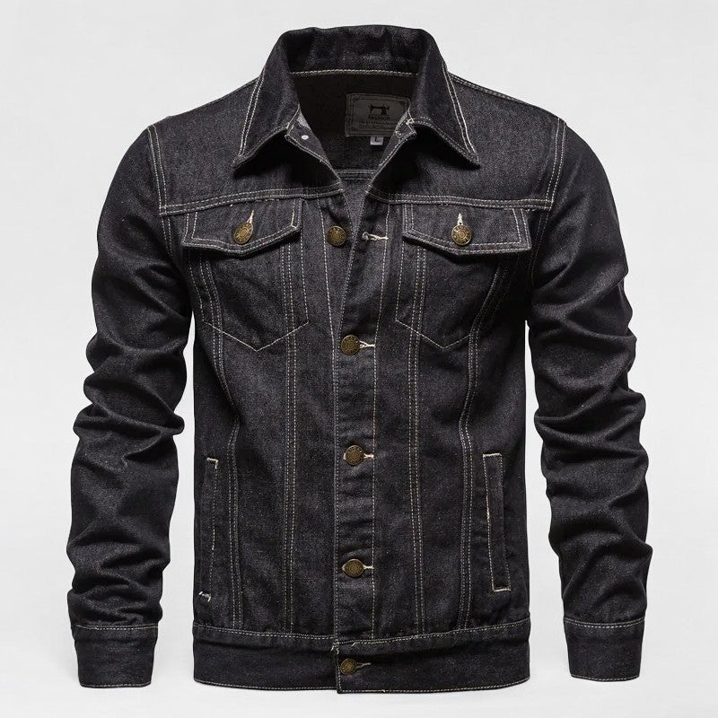 Indigo Denim Jacket - Black