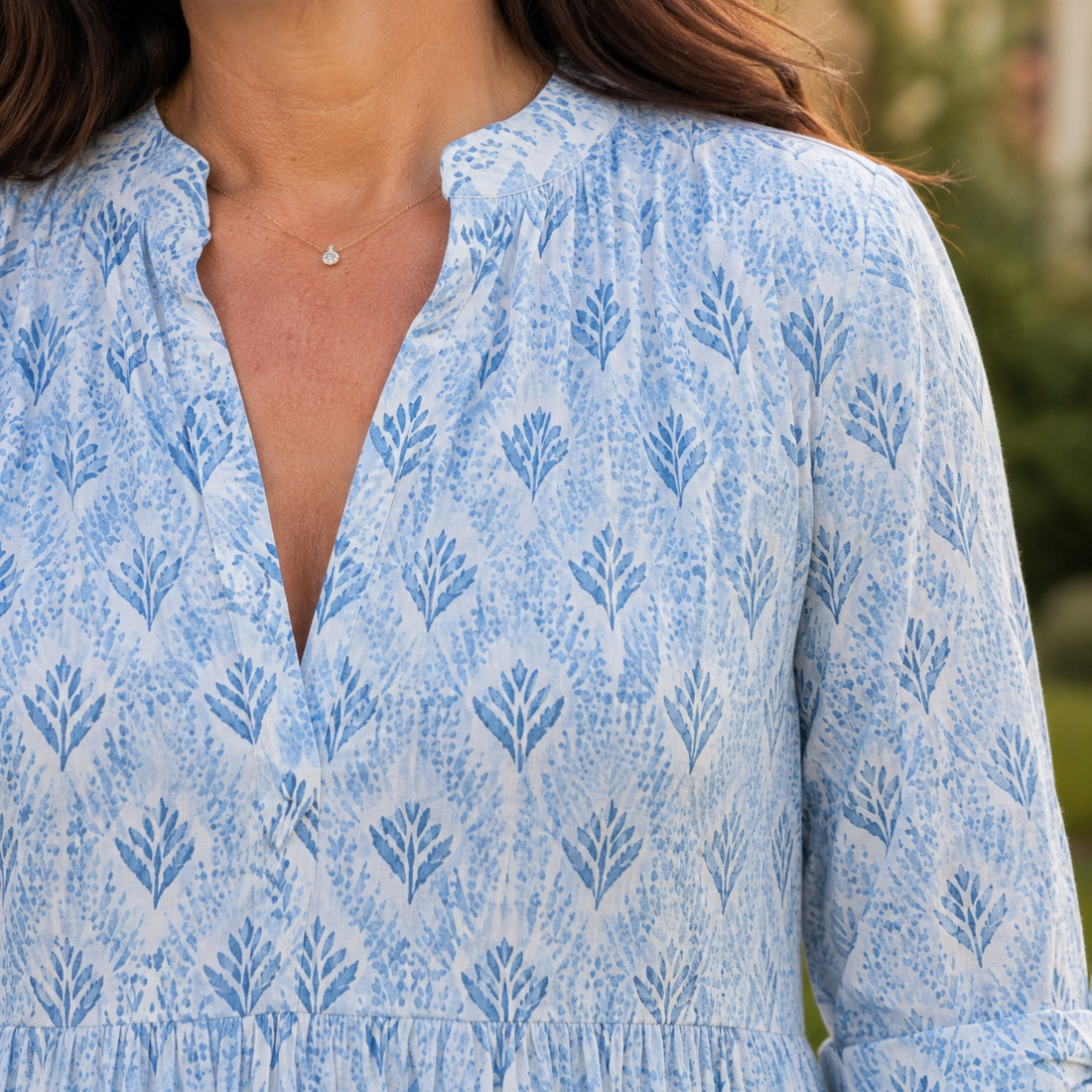 Honora Tiered Maxi Dress - Lead Product Detail