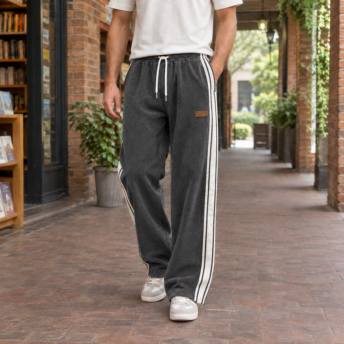 Knox Straight Leg Pants - Gray
