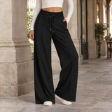 Geraldine-Faye Wide-Leg Pants - Black