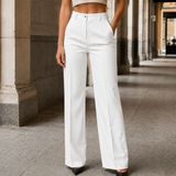 Mabel-Rose Wide Leg Pants - White