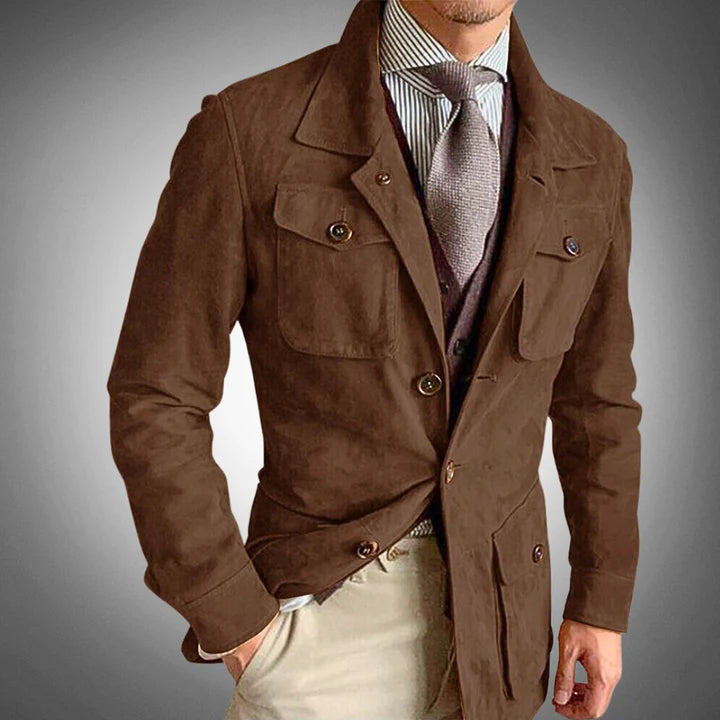 Moretti Tailored Jacket - Brown