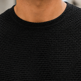 Caleb Textured T-Shirt - Lead Product Detail