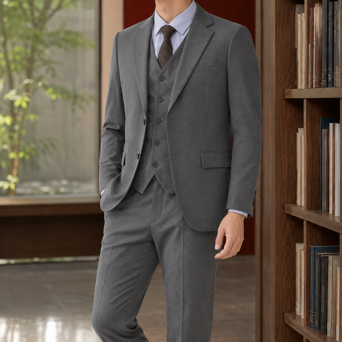 Theodric Tailored Suit - Gray