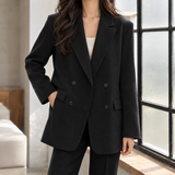 Arabelle-Elise Relaxed Blazer - Black
